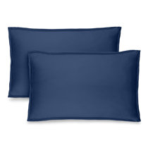 Navy Blue Euro Pillow Shams Wayfair